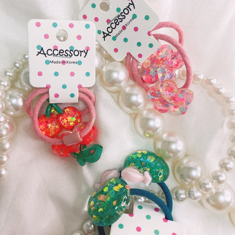 Bling Hajkiegészítők Lányoknak Lézeres flitterek Virágos hajgyűrűk Bandák Para El Pelo Sparkly Head String Elasztikus Hajpántok 머리끈