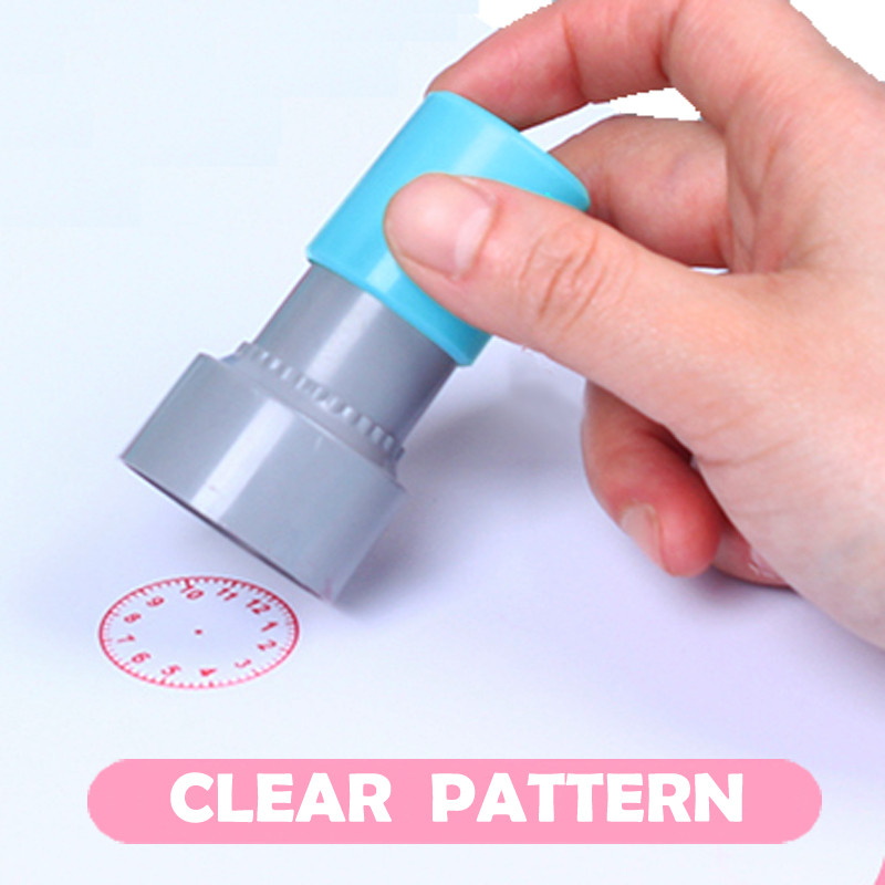 Pečat sa satom Nastavni alati za djecu koja uče na satu više stilova pečata za osnovnu školu