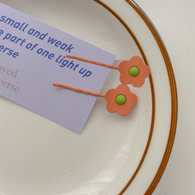 2PC Slatke ukosnice s cvijetom od bombona Djevojčice Metalne kopče za kosu Ukosnice Ukosnice Ukosnice Dječji dodaci za kosu princeza Poklon