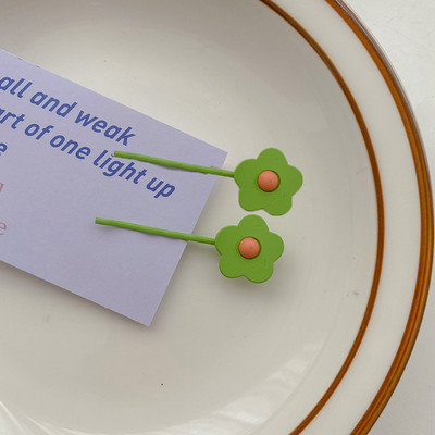 2PC Slatke ukosnice s cvijetom od bombona Djevojčice Metalne kopče za kosu Ukosnice Ukosnice Ukosnice Dječji dodaci za kosu princeza Poklon