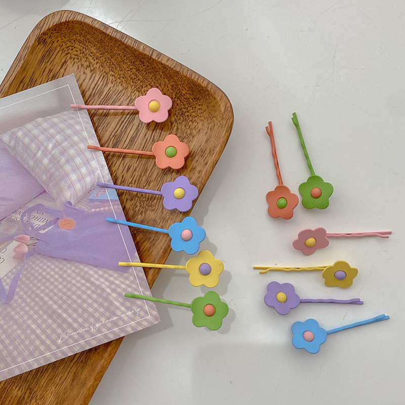 2PC Slatke ukosnice s cvijetom od bombona Djevojčice Metalne kopče za kosu Ukosnice Ukosnice Ukosnice Dječji dodaci za kosu princeza Poklon