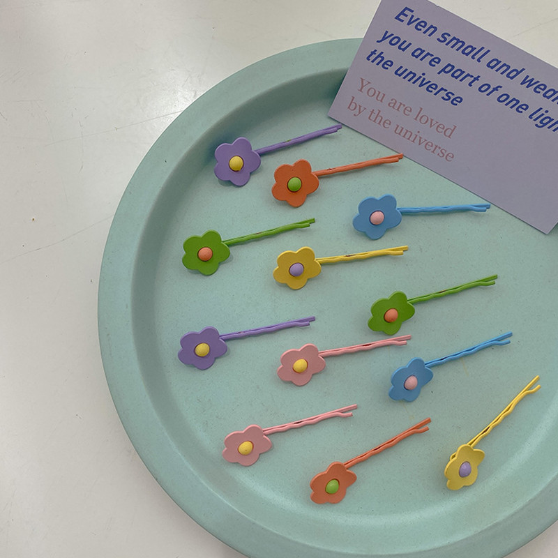 2PC Slatke ukosnice s cvijetom od bombona Djevojčice Metalne kopče za kosu Ukosnice Ukosnice Ukosnice Dječji dodaci za kosu princeza Poklon