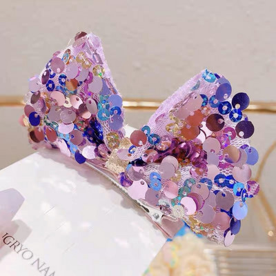 Korejske mašne za kosu Ukosnice Dječje šljokice Slatka princeza Festivalska izvedba Gornja štipaljka Djevojka ne boli Kartica Kosa kopče