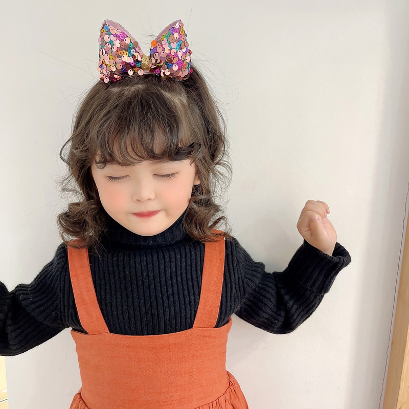 Korejske mašne za kosu Ukosnice Dječje šljokice Slatka princeza Festivalska izvedba Gornja štipaljka Djevojka ne boli Kartica Kosa kopče