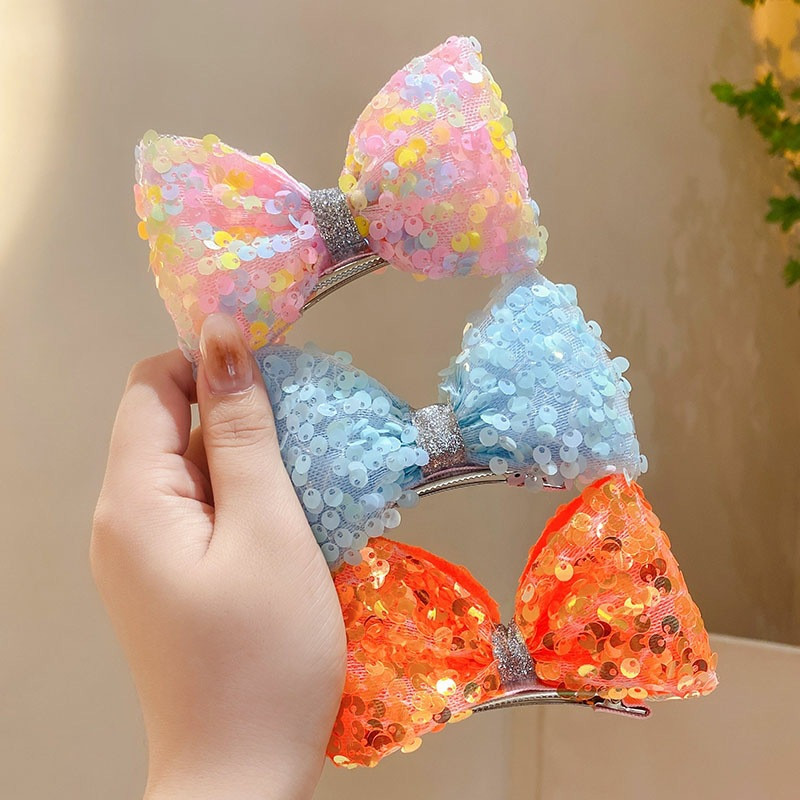 Korejske mašne za kosu Ukosnice Dječje šljokice Slatka princeza Festivalska izvedba Gornja štipaljka Djevojka ne boli Kartica Kosa kopče