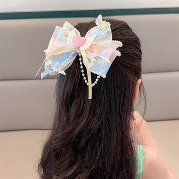 Κορίτσια Sweet Cute Angel Wings Hair Clips φουρκέτα Παιδικά Pearl Hair Clips Hairpin Baby Princess Headdress Αξεσουάρ μαλλιών