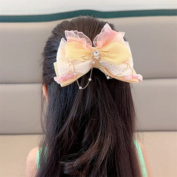 Κορίτσια Sweet Cute Angel Wings Hair Clips φουρκέτα Παιδικά Pearl Hair Clips Hairpin Baby Princess Headdress Αξεσουάρ μαλλιών