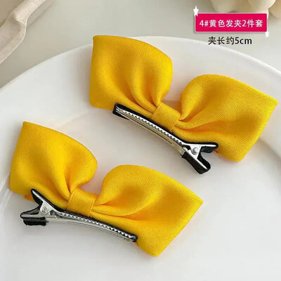 Koreai új 3D-s masni hajtű Aranyos hercegnős hajcsattok Barrettes gyerek fejfedők lányoknak gyerek hajkiegészítők