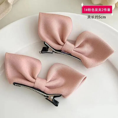 Koreai új 3D-s masni hajtű Aranyos hercegnős hajcsattok Barrettes gyerek fejfedők lányoknak gyerek hajkiegészítők