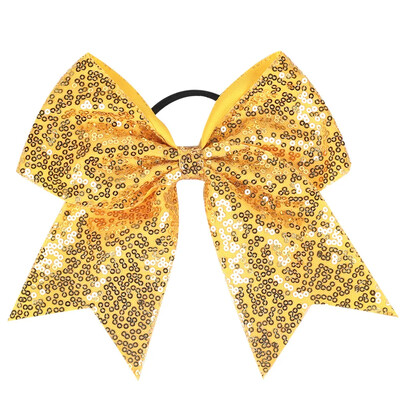 18*19 cm-es lány hajpánt lányoknak szalagos pompomlány haj masni flitter gyöngyökkel Gyerek csokorcsomós lófarok tartó női elasztikus hajnyakkendő