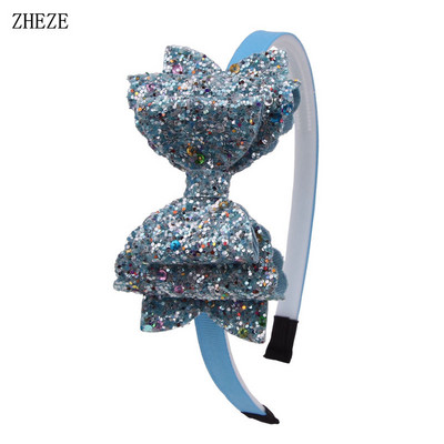 Divatos flitteres bőr hajpánt lányoknak 10 mm-es szalagos hajpánt gyerekeknek hajkiegészítők barkácsolás fejfedők számára