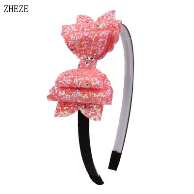 Divatos flitteres bőr hajpánt lányoknak 10 mm-es szalagos hajpánt gyerekeknek hajkiegészítők barkácsolás fejfedők számára