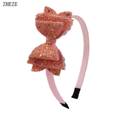 Divatos flitteres bőr hajpánt lányoknak 10 mm-es szalagos hajpánt gyerekeknek hajkiegészítők barkácsolás fejfedők számára