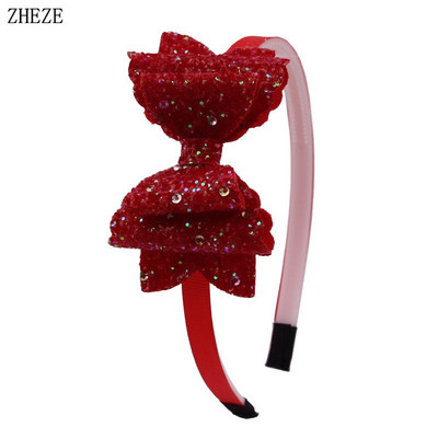 Divatos flitteres bőr hajpánt lányoknak 10 mm-es szalagos hajpánt gyerekeknek hajkiegészítők barkácsolás fejfedők számára