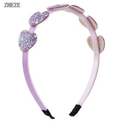 Divatos flitteres bőr hajpánt lányoknak 10 mm-es szalagos hajpánt gyerekeknek hajkiegészítők barkácsolás fejfedők számára