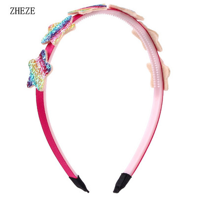 Divatos flitteres bőr hajpánt lányoknak 10 mm-es szalagos hajpánt gyerekeknek hajkiegészítők barkácsolás fejfedők számára