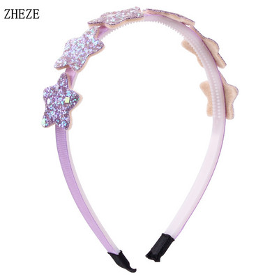 Divatos flitteres bőr hajpánt lányoknak 10 mm-es szalagos hajpánt gyerekeknek hajkiegészítők barkácsolás fejfedők számára