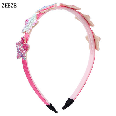 Divatos flitteres bőr hajpánt lányoknak 10 mm-es szalagos hajpánt gyerekeknek hajkiegészítők barkácsolás fejfedők számára