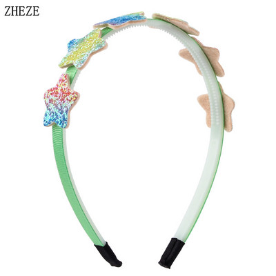 Divatos flitteres bőr hajpánt lányoknak 10 mm-es szalagos hajpánt gyerekeknek hajkiegészítők barkácsolás fejfedők számára