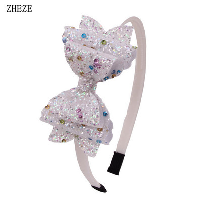 Divatos flitteres bőr hajpánt lányoknak 10 mm-es szalagos hajpánt gyerekeknek hajkiegészítők barkácsolás fejfedők számára