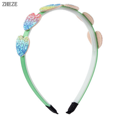 Divatos flitteres bőr hajpánt lányoknak 10 mm-es szalagos hajpánt gyerekeknek hajkiegészítők barkácsolás fejfedők számára