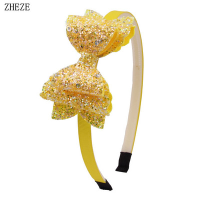 Divatos flitteres bőr hajpánt lányoknak 10 mm-es szalagos hajpánt gyerekeknek hajkiegészítők barkácsolás fejfedők számára