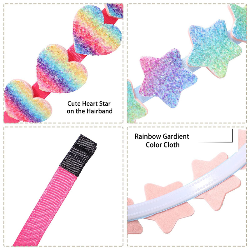 Divatos flitteres bőr hajpánt lányoknak 10 mm-es szalagos hajpánt gyerekeknek hajkiegészítők barkácsolás fejfedők számára