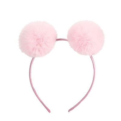 Dječja traka za kosu slatkih boja od lažnog lisičjeg zečjeg krzna Ručno rađena djevojačka traka za kosu slatki jednorog Traka za kosu Ženski modni dodaci