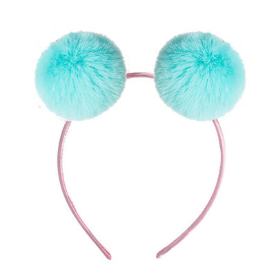 Dječja traka za kosu slatkih boja od lažnog lisičjeg zečjeg krzna Ručno rađena djevojačka traka za kosu slatki jednorog Traka za kosu Ženski modni dodaci