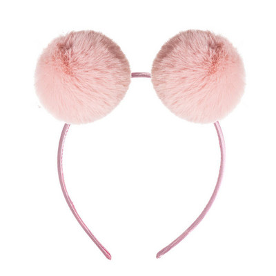 Dječja traka za kosu slatkih boja od lažnog lisičjeg zečjeg krzna Ručno rađena djevojačka traka za kosu slatki jednorog Traka za kosu Ženski modni dodaci