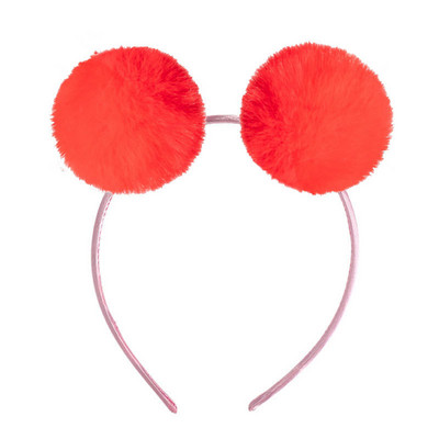 Dječja traka za kosu slatkih boja od lažnog lisičjeg zečjeg krzna Ručno rađena djevojačka traka za kosu slatki jednorog Traka za kosu Ženski modni dodaci