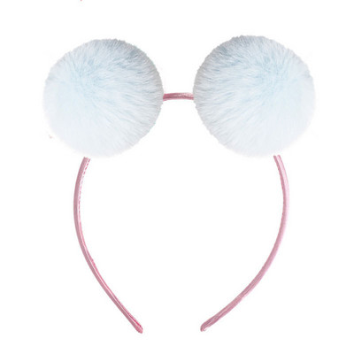 Dječja traka za kosu slatkih boja od lažnog lisičjeg zečjeg krzna Ručno rađena djevojačka traka za kosu slatki jednorog Traka za kosu Ženski modni dodaci