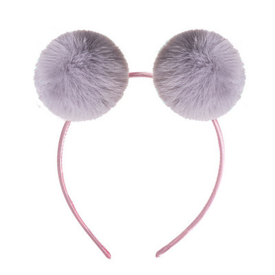 Dječja traka za kosu slatkih boja od lažnog lisičjeg zečjeg krzna Ručno rađena djevojačka traka za kosu slatki jednorog Traka za kosu Ženski modni dodaci