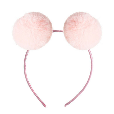 Dječja traka za kosu slatkih boja od lažnog lisičjeg zečjeg krzna Ručno rađena djevojačka traka za kosu slatki jednorog Traka za kosu Ženski modni dodaci