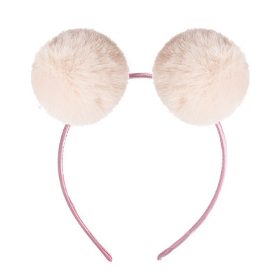 Dječja traka za kosu slatkih boja od lažnog lisičjeg zečjeg krzna Ručno rađena djevojačka traka za kosu slatki jednorog Traka za kosu Ženski modni dodaci