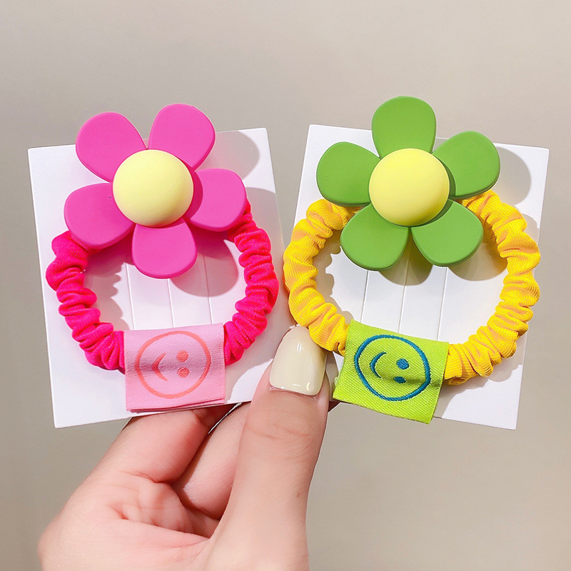 Nove ženske gumene trake u boji šarenog cvijeća, elastične trake za kosu, korejska traka za glavu, ukrasi za djevojčice, dječji dodaci za kosu, ukrasi