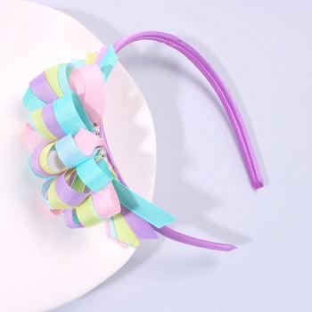 Cute Flower Hair Hoop Boutique Kids Hairbands Sweet Ribbon Headbands Boutique Headwear για κορίτσια Αξεσουάρ μαλλιών Εργαλεία styling μαλλιών