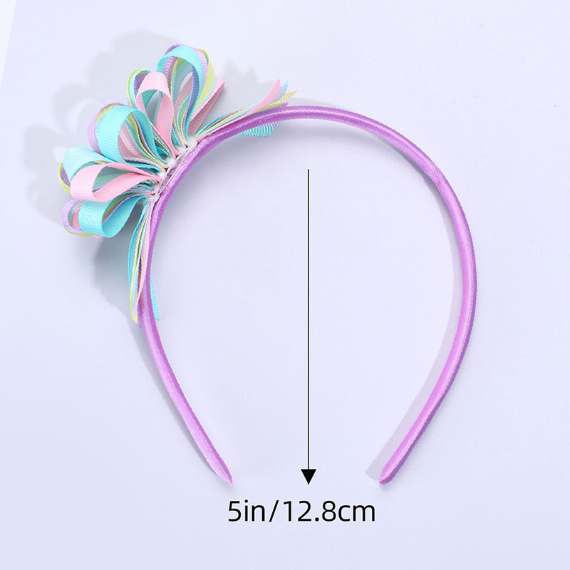 Cute Flower Hair Hoop Boutique Kids Hairbands Sweet Ribbon Headbands Boutique Headwear για κορίτσια Αξεσουάρ μαλλιών Εργαλεία styling μαλλιών