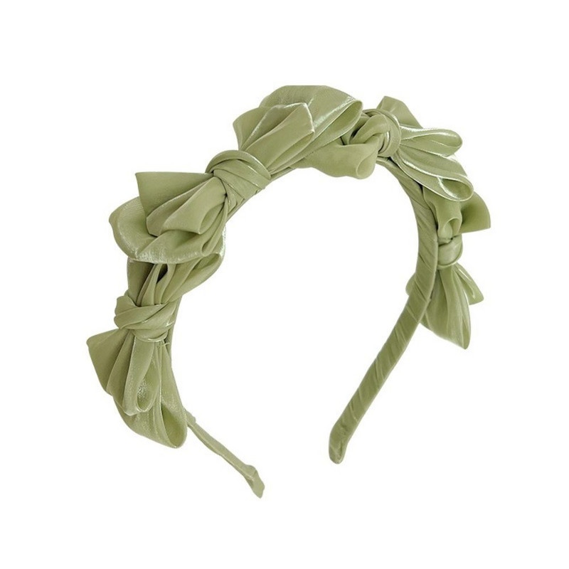 Temperamen fejfedők hajkiegészítők tavaszi nyár hálós selyem hajpánt koreai stílusú hajpánt női fejpánt masni tündér hajkarika