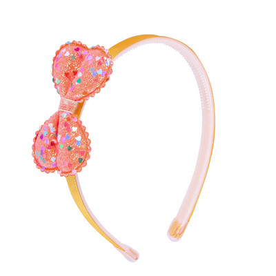 Divat csillogó csokornyakkendő fejpánt lányoknak Kpop pöttyök műanyag kendő színes masnicsomó hajpánt gyerekeknek születésnapi parti haj kiegészítők