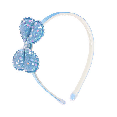 Divat csillogó csokornyakkendő fejpánt lányoknak Kpop pöttyök műanyag kendő színes masnicsomó hajpánt gyerekeknek születésnapi parti haj kiegészítők