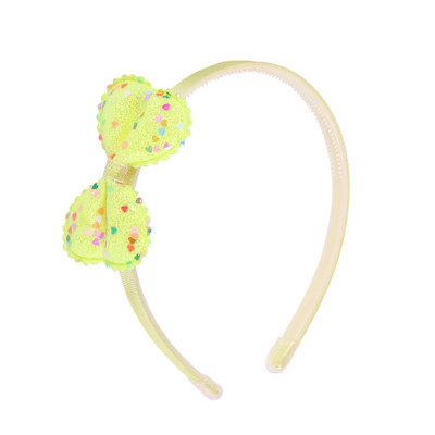 Divat csillogó csokornyakkendő fejpánt lányoknak Kpop pöttyök műanyag kendő színes masnicsomó hajpánt gyerekeknek születésnapi parti haj kiegészítők