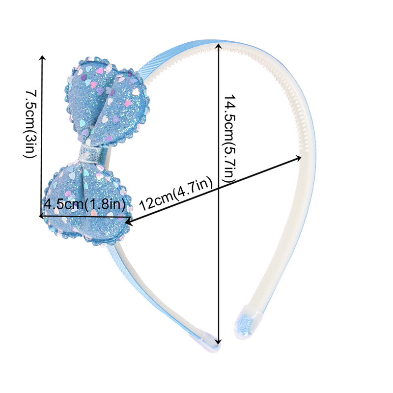 Divat csillogó csokornyakkendő fejpánt lányoknak Kpop pöttyök műanyag kendő színes masnicsomó hajpánt gyerekeknek születésnapi parti haj kiegészítők