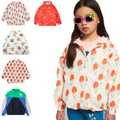 Laste jope 2024 kevadsuvi StRafina BC Boys Girls õhuke kapuutsiga jope Ins Baby uus mood top kapuuts UPF laste riided