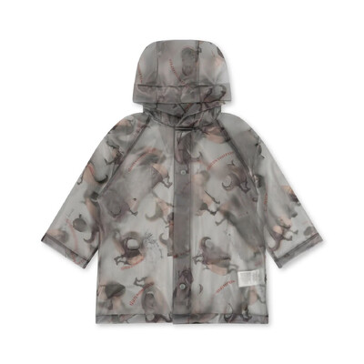 Lányok esőkabát KS vadonatúj kisgyermek fiú ruhák vízálló állat cseresznye mintás csecsemő baba dzseki divat gyerekek eső öltöny