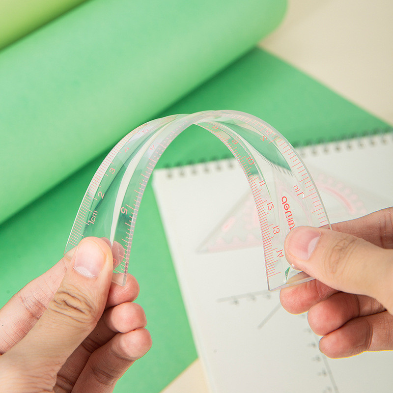 Põhikooliõpilaste pehme komplekti joonlaud, sirgjoonlaud, võrdhaarne täisnurkne kolmnurga joonlaud, matemaatilise joonise komplekti matemaatika