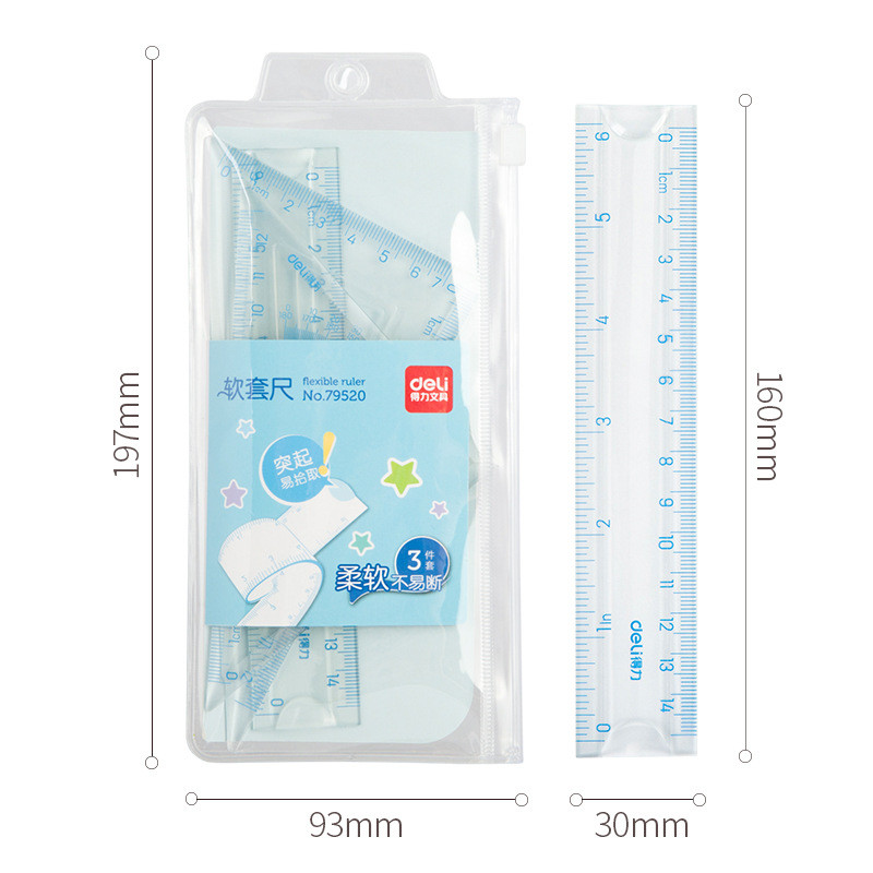 Põhikooliõpilaste pehme komplekti joonlaud, sirgjoonlaud, võrdhaarne täisnurkne kolmnurga joonlaud, matemaatilise joonise komplekti matemaatika