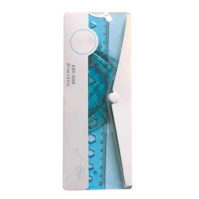 4 db matematikai geometriai készlet hullámegyenes vonalzóval, háromszög vonalzókkal matematikai rajzolóeszközzel tanár tinik matematikaóráinak