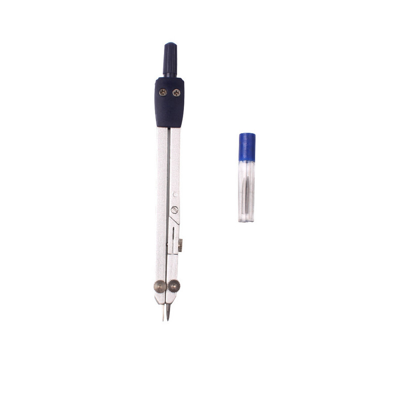 Iránytűk, nagy pontosságú, professzionális fém iránytű rajzkészlet ceruzával ellátott iskolai iránytű rajzkészlettel, gyors szállítás