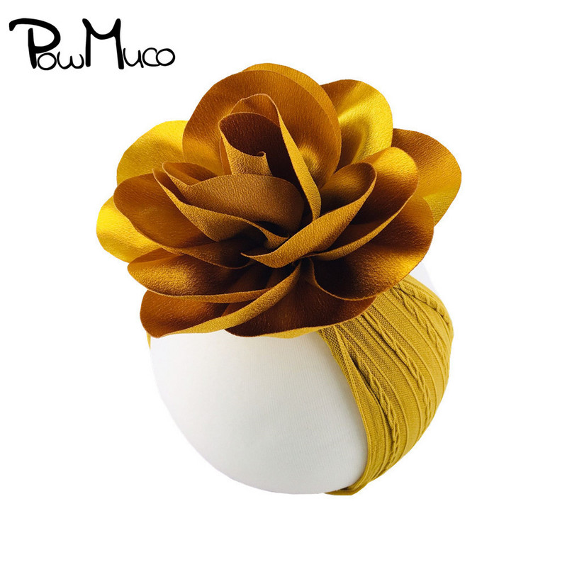 Powmuco 15*9 CM jednobojna prugasta elastična najlonska traka za kosu, modna ručno rađena cvjetna traka za glavu za djevojčice, dječje pokrivalo za glavu, dječji dar